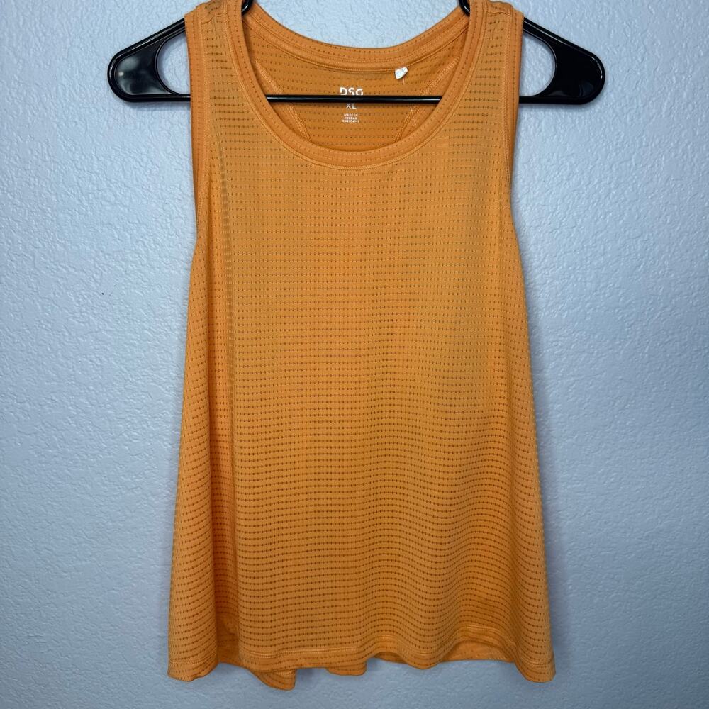 DSG Activate Fashion Tank Top XL Vintage Orange Racerback NWT